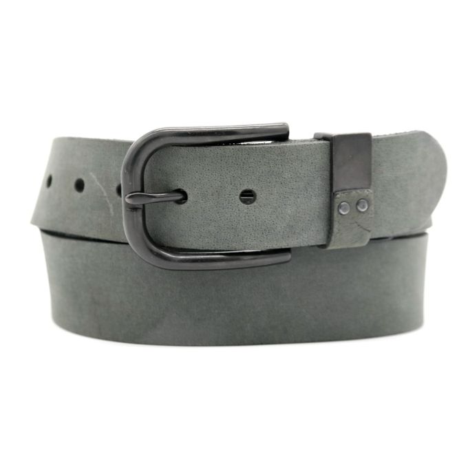 SONDAG & SONS pasek męski skóra szary | Sklep GriShop.eu | Galanteria i dodatki