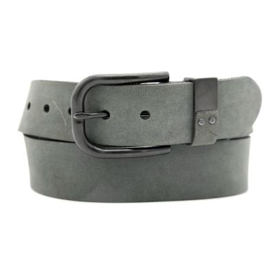 SONDAG & SONS pasek męski skóra szary | Sklep GriShop.eu | Galanteria i dodatki