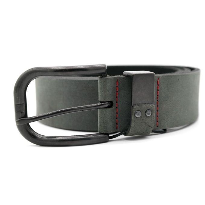 SONDAG & SONS pasek męski skóra szary | Sklep GriShop.eu | Galanteria i dodatki