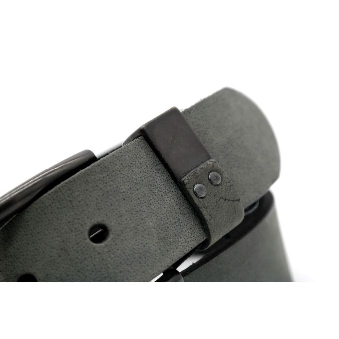 SONDAG & SONS pasek męski skóra szary | Sklep GriShop.eu | Galanteria i dodatki