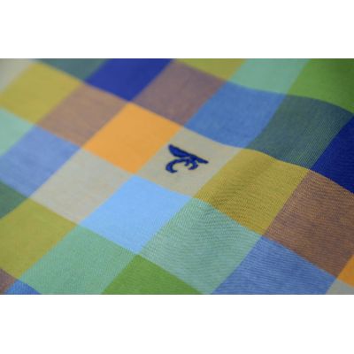 DANIEL BESSI Koszula męska fb232 kolorowa kratka, zielona | Sklep GriShop.eu | Koszule