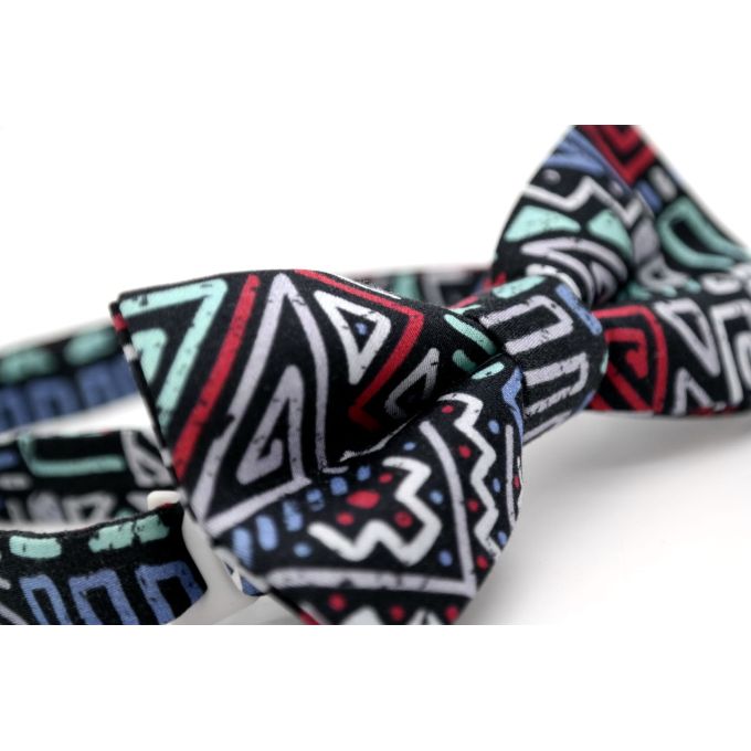 GiOVANNI PERA Elegancka muszka mucha kolorowe znaki | Sklep GriShop.eu | Galanteria i dodatki