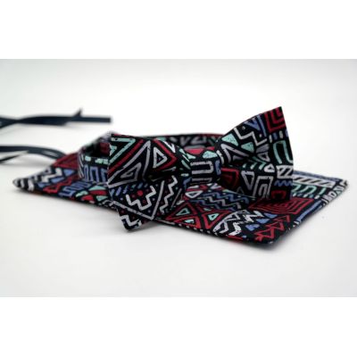 GiOVANNI PERA Elegancka muszka mucha kolorowe znaki | Sklep GriShop.eu | Galanteria i dodatki