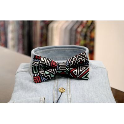 GiOVANNI PERA Elegancka muszka mucha kolorowe znaki | Sklep GriShop.eu | Galanteria i dodatki