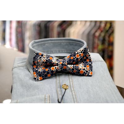 GiOVANNI PERA Elegancka muszka mucha kolorowe grochy | Sklep GriShop.eu | Galanteria i dodatki