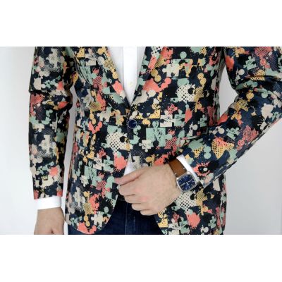 GIOVANNI PERA Marynarka męska D006 puzzle | Sklep GriShop.eu | Marynarki