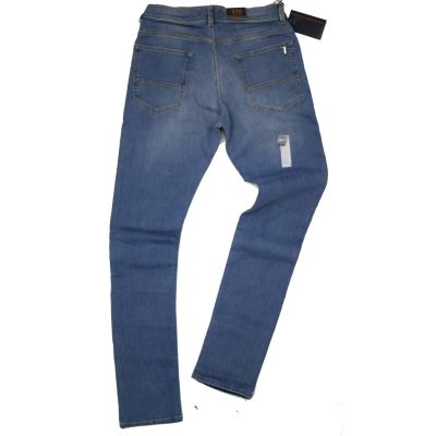 TRUSSARDI Spodnie męskie jeansy niebieskie jasne TR04 | Grishop | Jeansy
