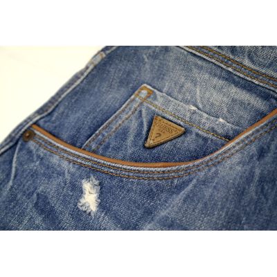 GUESS Spodnie męskie jeans niebieskie | Grishop | Jeansy