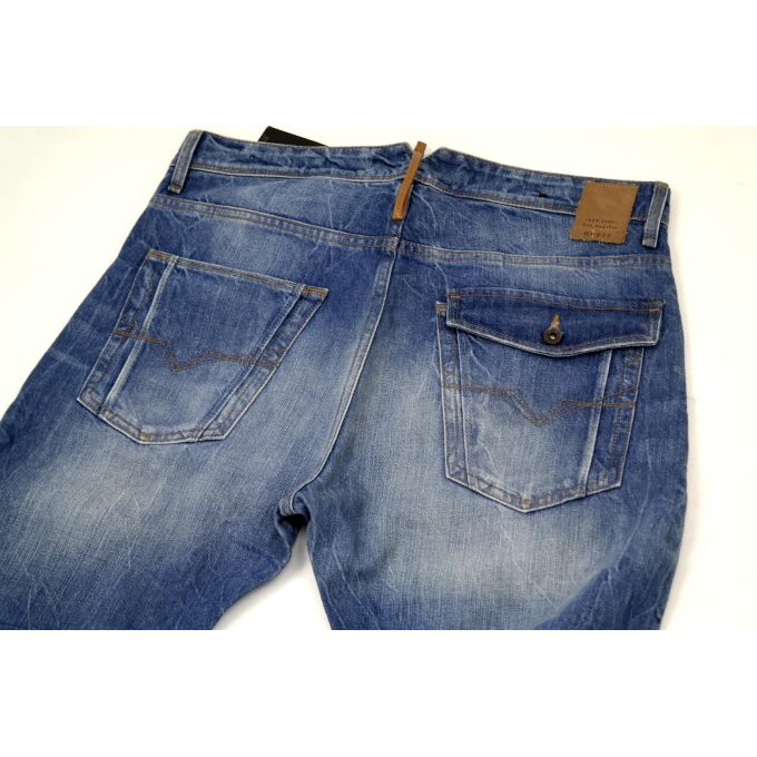 GUESS Spodnie męskie jeans niebieskie | Grishop | Jeansy