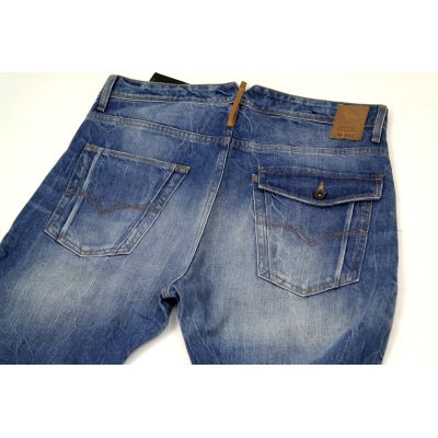 GUESS Spodnie męskie jeans niebieskie | Grishop | Jeansy