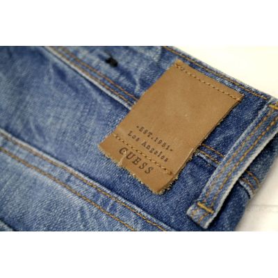 GUESS Spodnie męskie jeans niebieskie | Grishop | Jeansy
