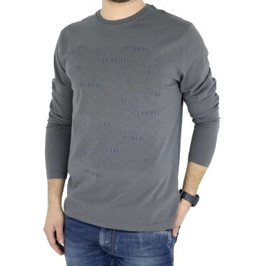 CERRUTI longsleeve bluzka koszulka męski T-shirt szary | Sklep GriShop.eu | Moda 2