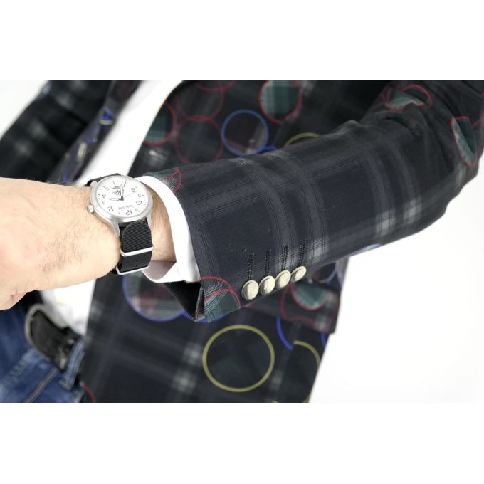 MARCO MILANO Marynarka męska czarna - koła | Sklep GriShop.eu | Marynarki