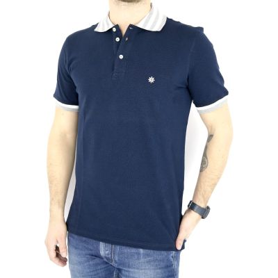 BAGUTTA T-shirt polo męski granat | Sklep GriShop.eu | Koszulki