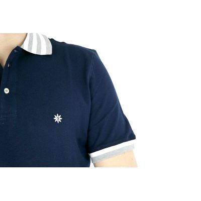 BAGUTTA T-shirt polo męski granat | Sklep GriShop.eu | Koszulki