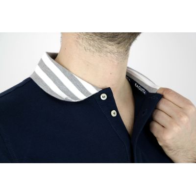 BAGUTTA T-shirt polo męski granat | Sklep GriShop.eu | Koszulki