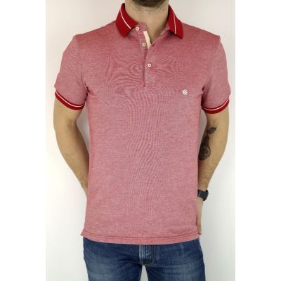 BAGUTTA T-shirt polo męski czerwona | Sklep GriShop.eu | Koszulki