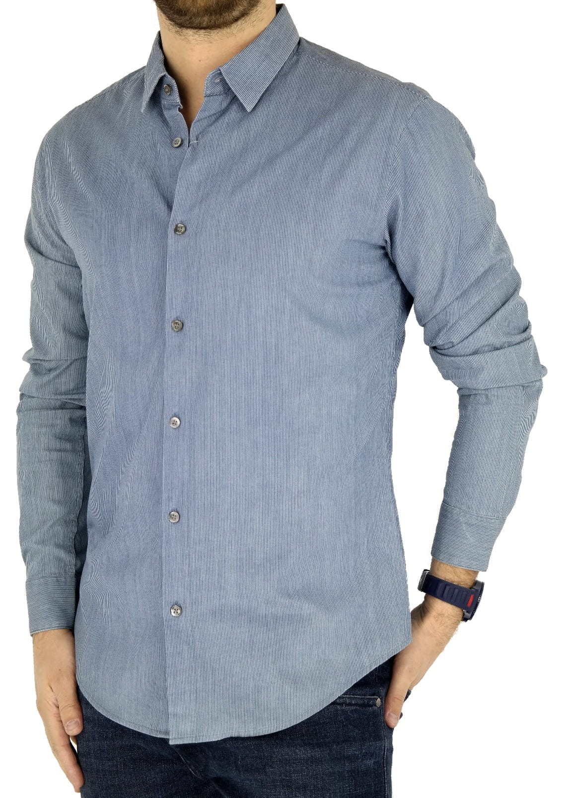 ARMANI JEANS Men's SLIM FIT Shirt KAJ05 | Grishop | Shirts