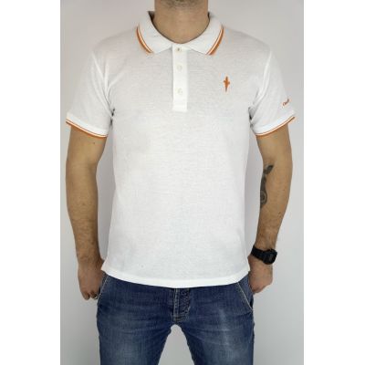 CESARE PACIOTTI T-Shirt Polo męski biały TCP01 | Sklep GriShop.eu | Koszulki