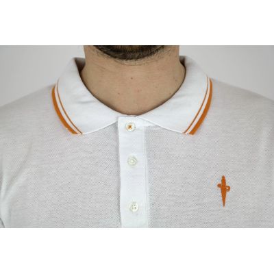 CESARE PACIOTTI T-Shirt Polo męski biały TCP01 | Sklep GriShop.eu | Koszulki