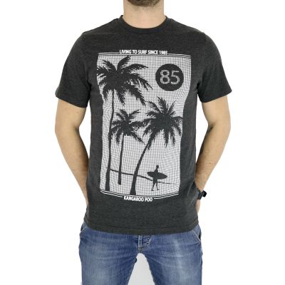KANGAROO POO T-shirt męski popiel TKAN01 | Sklep GriShop.eu | Koszulki