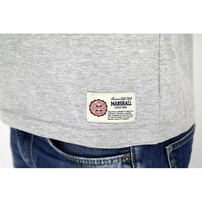 MARSHALL T-shirt męski popiel TMRS05 | Sklep GriShop.eu | Koszulki