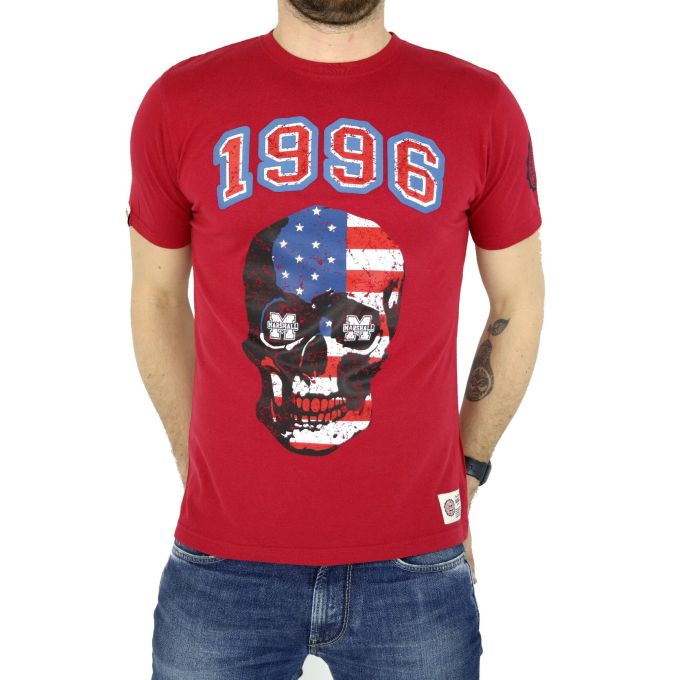 MARSHALL T-shirt męski czerwony TMRS06 | Sklep GriShop.eu | Koszulki