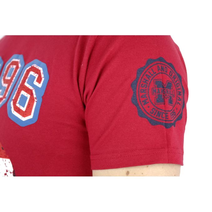 MARSHALL T-shirt męski czerwony TMRS06 | Sklep GriShop.eu | Koszulki