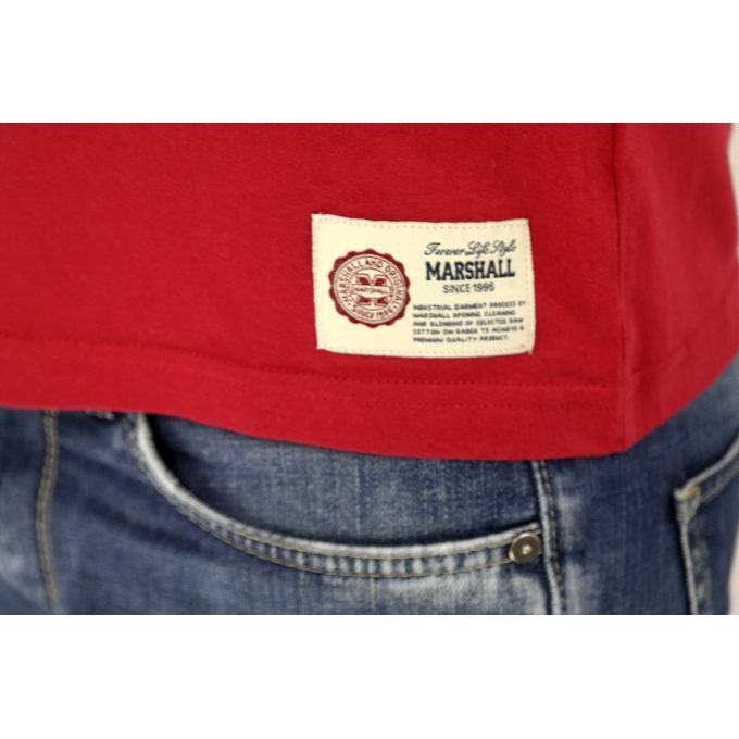 MARSHALL T-shirt męski czerwony TMRS06 | Sklep GriShop.eu | Koszulki