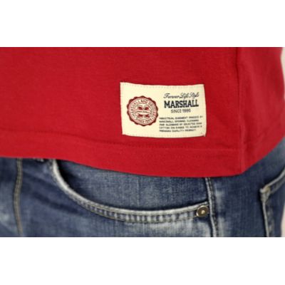 MARSHALL T-shirt męski czerwony TMRS06 | Sklep GriShop.eu | Koszulki