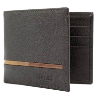 GUESS portfel męski SKÓRA brąz karty PGS1002 | Sklep GriShop.eu | Galanteria i dodatki