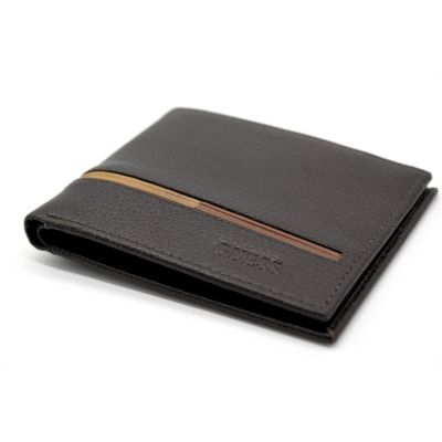GUESS portfel męski SKÓRA brąz karty PGS1002 | Sklep GriShop.eu | Galanteria i dodatki