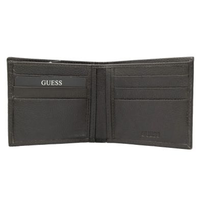 GUESS portfel męski SKÓRA brąz karty PGS1002 | Sklep GriShop.eu | Galanteria i dodatki