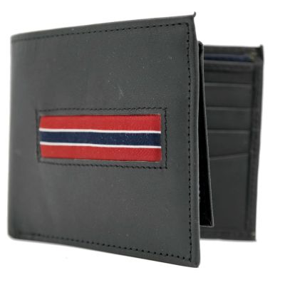 TOMMY HILFIGER Portfel męski czarny skóra PTH01 | Sklep GriShop.eu | Galanteria i dodatki