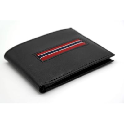 TOMMY HILFIGER Portfel męski czarny skóra PTH01 | Sklep GriShop.eu | Galanteria i dodatki