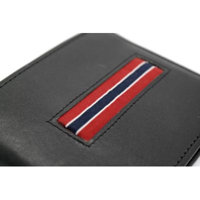 TOMMY HILFIGER Portfel męski czarny skóra PTH01 | Sklep GriShop.eu | Galanteria i dodatki