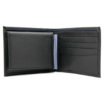 TOMMY HILFIGER Portfel męski czarny skóra PTH01 | Sklep GriShop.eu | Galanteria i dodatki