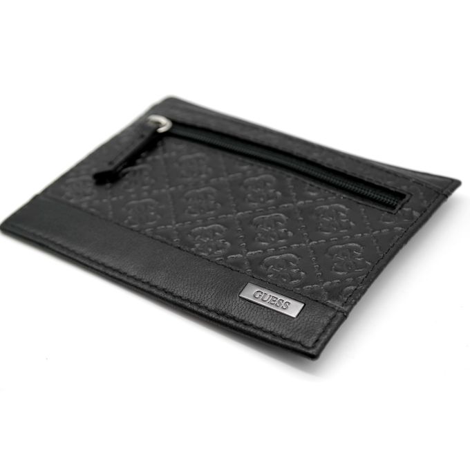 GUESS Portfel czarny skóra karty bilon PGS1009 | Sklep GriShop.eu | Galanteria i dodatki