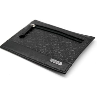 GUESS Portfel czarny skóra karty bilon PGS1009 | Sklep GriShop.eu | Galanteria i dodatki