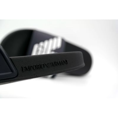 ARMANI klapki męskie kąpielowe plażowe granatowe | Sklep GriShop.eu | Obuwie