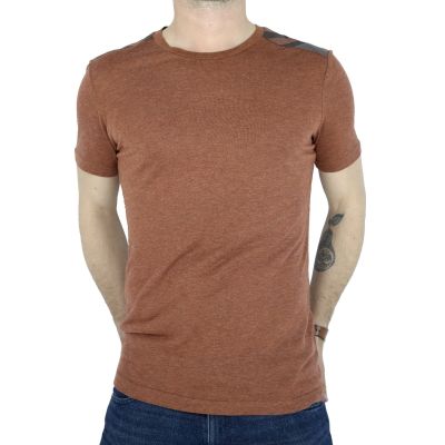 BURBERRY T-shirt męski pomarańczowy TBB02 | Sklep GriShop.eu | Koszulki