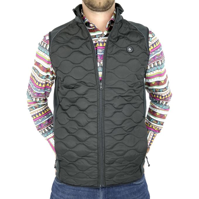 JACK & JONES Kamizelka bezrękawnik męski czarny (M) | Sklep GriShop.eu | Kurtki