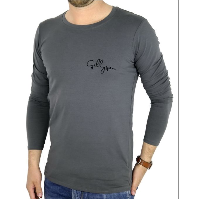 GELLYGEN longsleeve męski T-shirt popiel LGLN02 | Sklep GriShop.eu | Koszulki