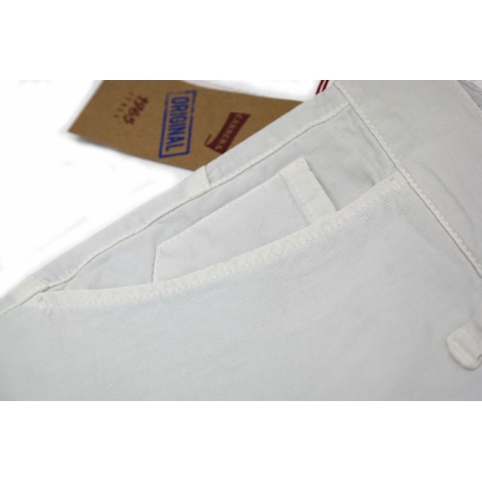 CARRERA Spodnie męskie białe z gumką przy nogawce | Sklep GriShop.eu | Jeansy