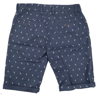 BELLFIELD Spodenki męskie SPBF02 granatowe wzorek | Sklep GriShop.eu | Spodnie