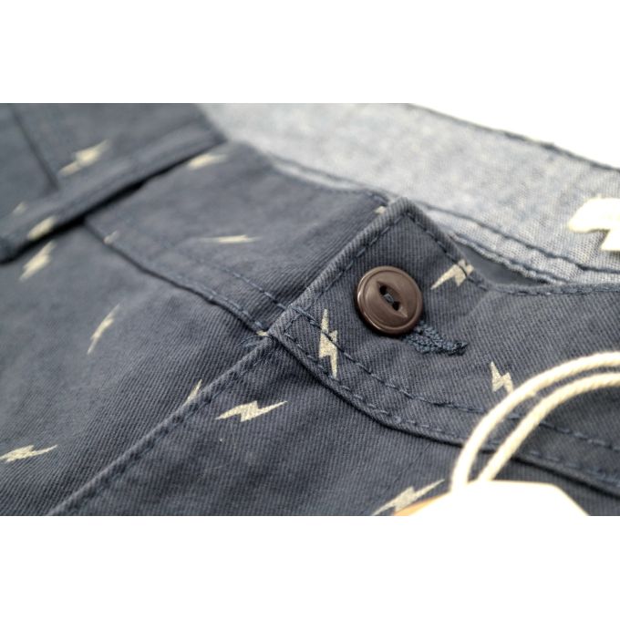 BELLFIELD Spodenki męskie SPBF02 granatowe wzorek | Sklep GriShop.eu | Spodnie