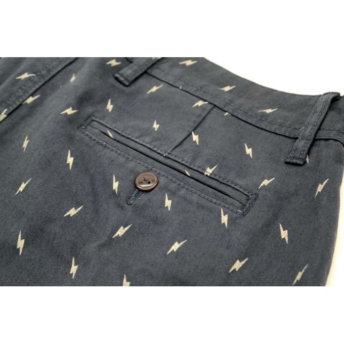 BELLFIELD Spodenki męskie SPBF02 granatowe wzorek | Sklep GriShop.eu | Spodnie