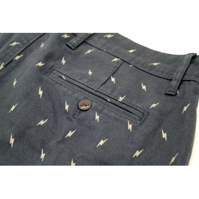 BELLFIELD Spodenki męskie SPBF02 granatowe wzorek | Sklep GriShop.eu | Spodnie