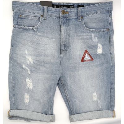 CROSSHATCH Spodenki męskie jeans SPCRS02(34) | Grishop | Spodnie