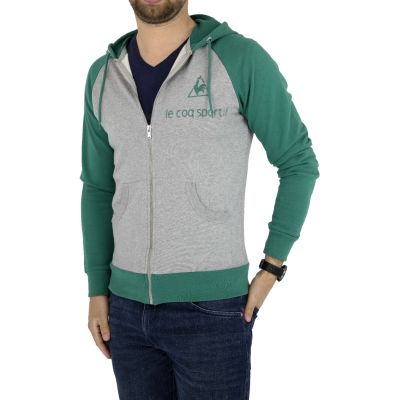 LE COQ SPORTIF bluza męska szara zielona S | Sklep GriShop.eu | Bluzy